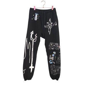 NOT A CULT Saint Jhn Travis Scott Christian S*x club jogger sweatpants black S
